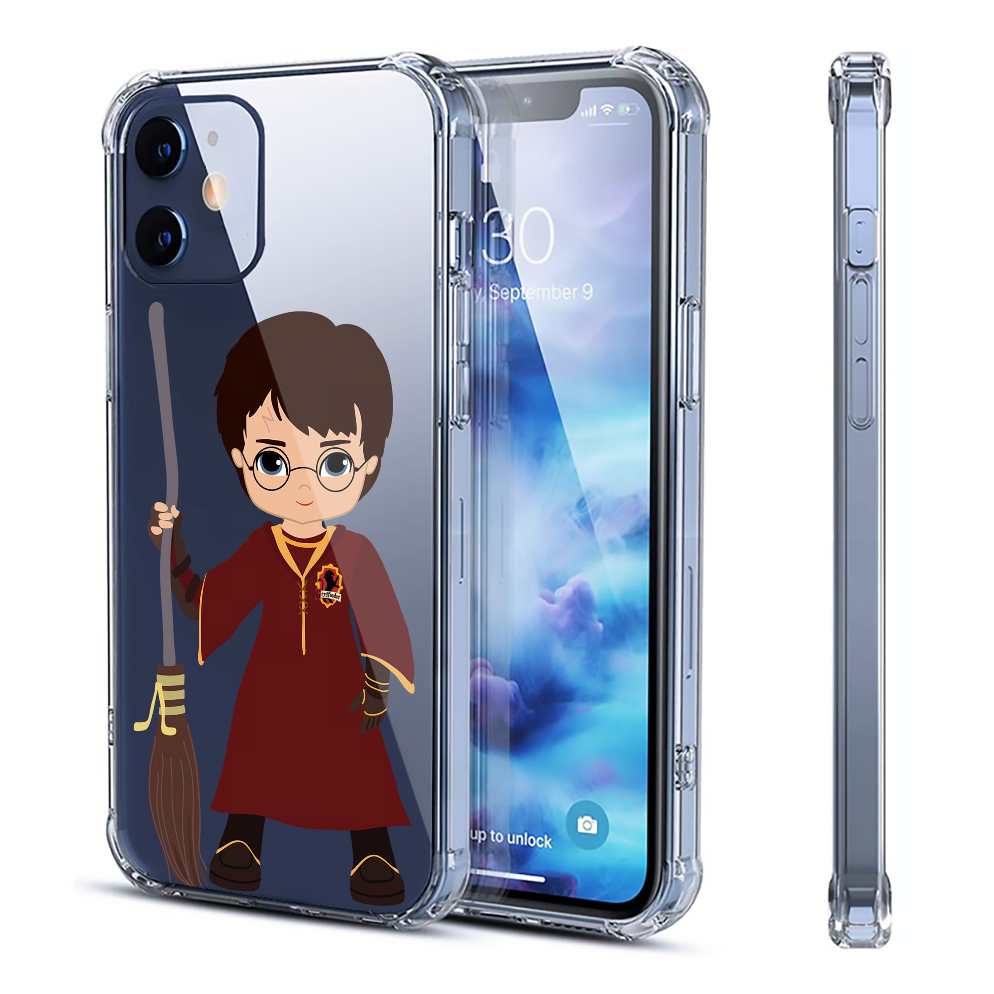（画像用） Harry Potter ハリー・ポッターシリーズ 【iPhone 12シリーズ対応】透明スマホケース（クリアソフトケース）